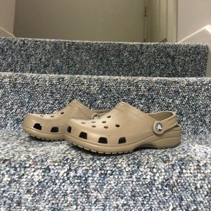 Size 8 Beige Crocs